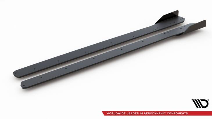 Racing Durability Side Skirts Diffusers + Flaps Ford Focus ST / ST-Line Mk4 - immagine 8