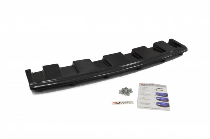 CENTRAL REAR SPLITTER AUDI S6 C7 AVANT (with vertical bars) - immagine 2