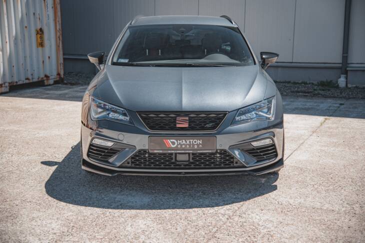 Front Splitter V.7 Seat Leon Cupra / FR Mk3 FL - immagine 2
