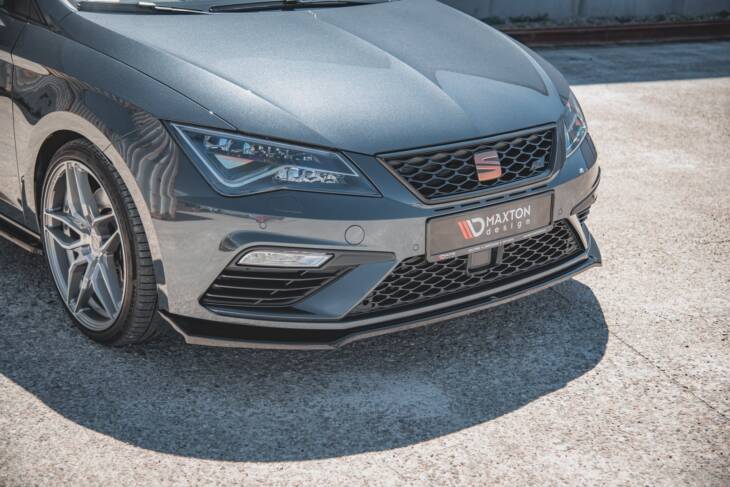 Front Splitter V.7 Seat Leon Cupra / FR Mk3 FL - immagine 3