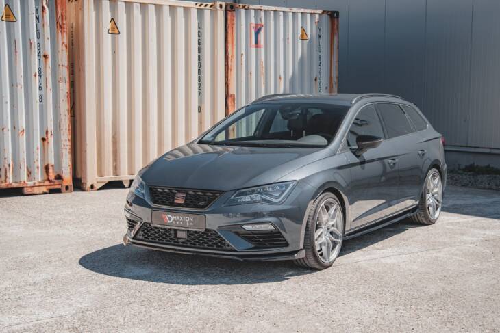 Front Splitter V.7 Seat Leon Cupra / FR Mk3 FL - immagine 6