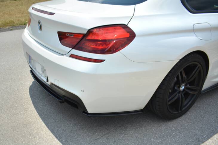 CENTRAL REAR SPLITTER for BMW 6 Gran Coupé MPACK (with a vertical bar) - immagine 6