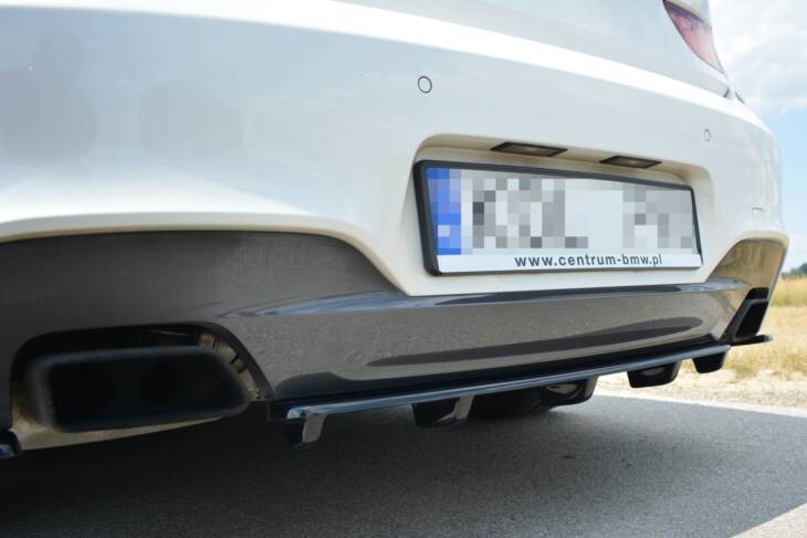 CENTRAL REAR SPLITTER for BMW 6 Gran Coupé MPACK (with a vertical bar) - immagine 4