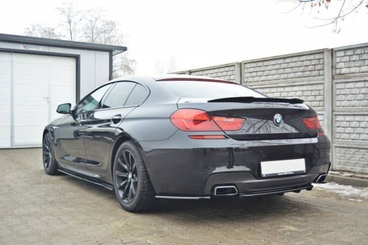 CENTRAL REAR SPLITTER for BMW 6 Gran Coupé MPACK (with a vertical bar) - immagine 3