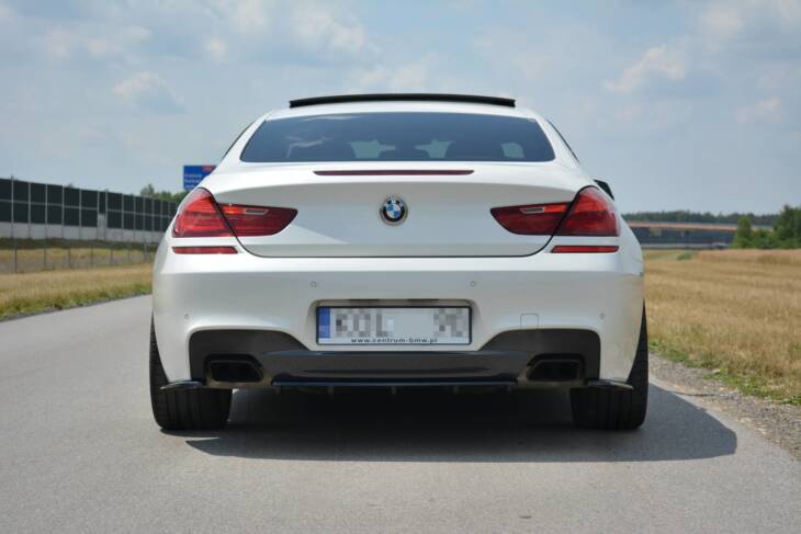 CENTRAL REAR SPLITTER for BMW 6 Gran Coupé MPACK (with a vertical bar) - immagine 7