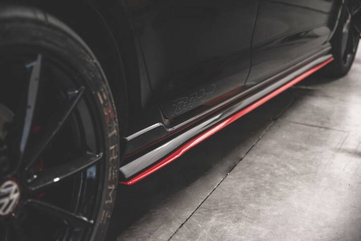 Side Skirts Diffusers VW Golf 7 GTI TCR - immagine 9