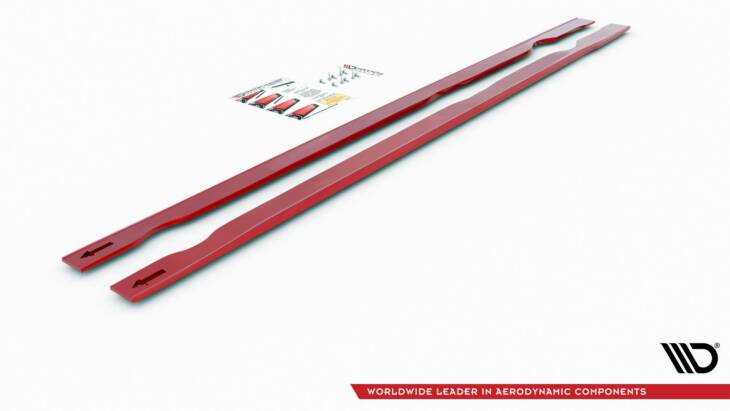 Side Skirts Diffusers VW Golf 7 GTI TCR - immagine 12