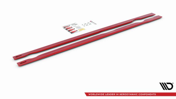 Side Skirts Diffusers VW Golf 7 GTI TCR - immagine 13