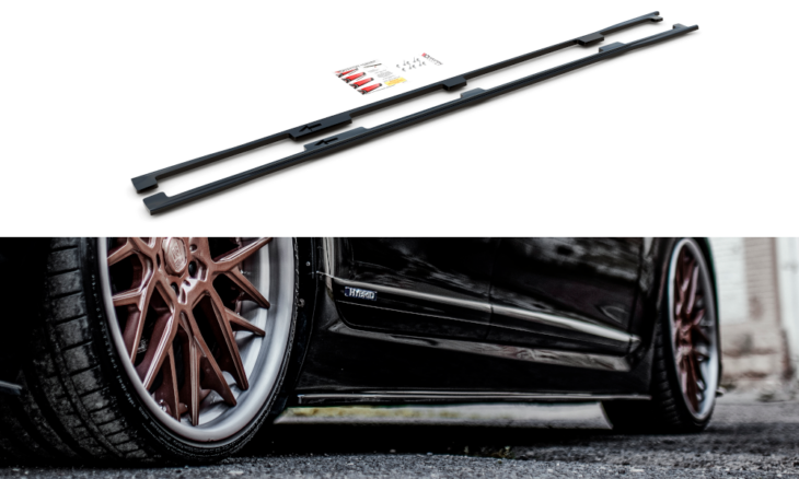 Side Skirts Diffusers Lexus LS Long Wheelbase Mk4 Facelift