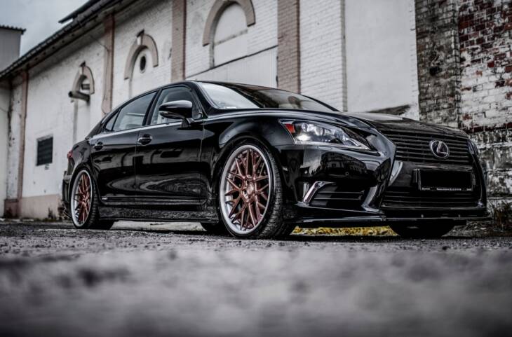 Side Skirts Diffusers Lexus LS Long Wheelbase Mk4 Facelift - immagine 4