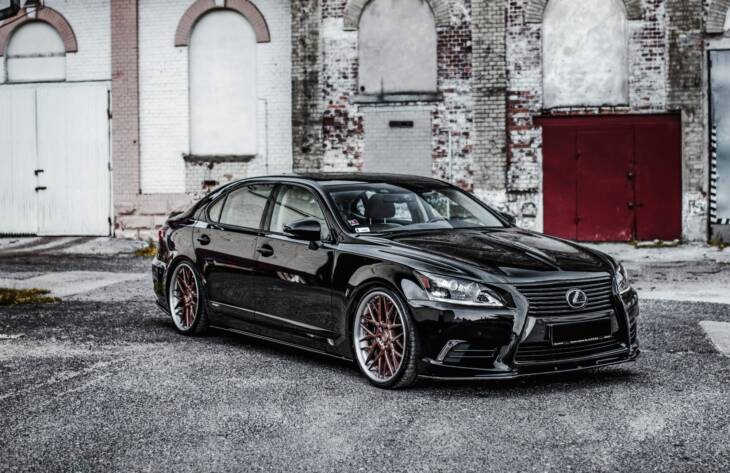 Side Skirts Diffusers Lexus LS Long Wheelbase Mk4 Facelift - immagine 6