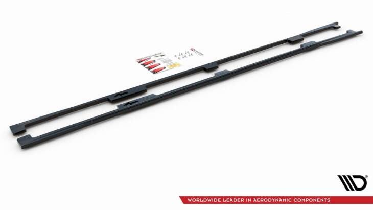 Side Skirts Diffusers Lexus LS Long Wheelbase Mk4 Facelift - immagine 7