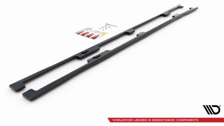 Side Skirts Diffusers Lexus LS Long Wheelbase Mk4 Facelift - immagine 8