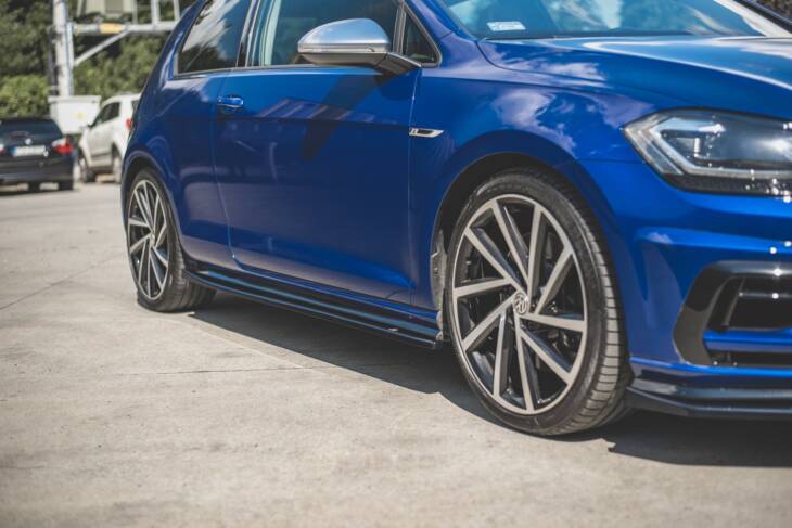 Side Skirts Diffusers V.4 VW Golf 7 R / R-Line Facelift - immagine 2