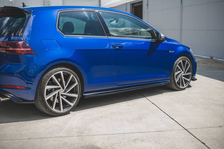 Side Skirts Diffusers V.4 VW Golf 7 R / R-Line Facelift - immagine 4