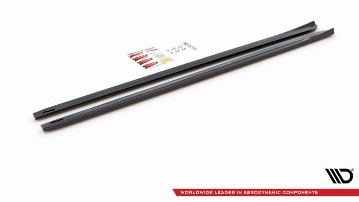 Side Skirts Diffusers V.4 VW Golf 7 R / R-Line Facelift - immagine 7