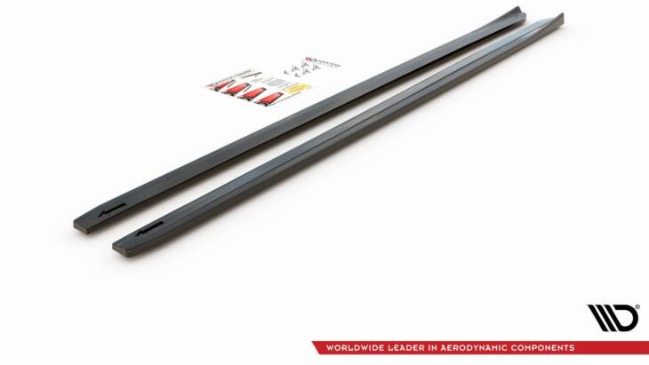 Side Skirts Diffusers V.4 VW Golf 7 R / R-Line Facelift - immagine 8