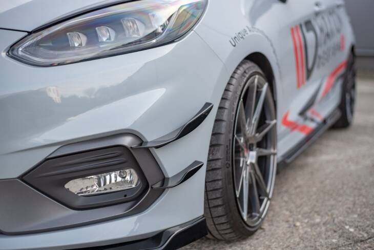 Front Bumper Wings (Canards) V.2 Ford Fiesta Mk8 ST / ST-Line - immagine 3