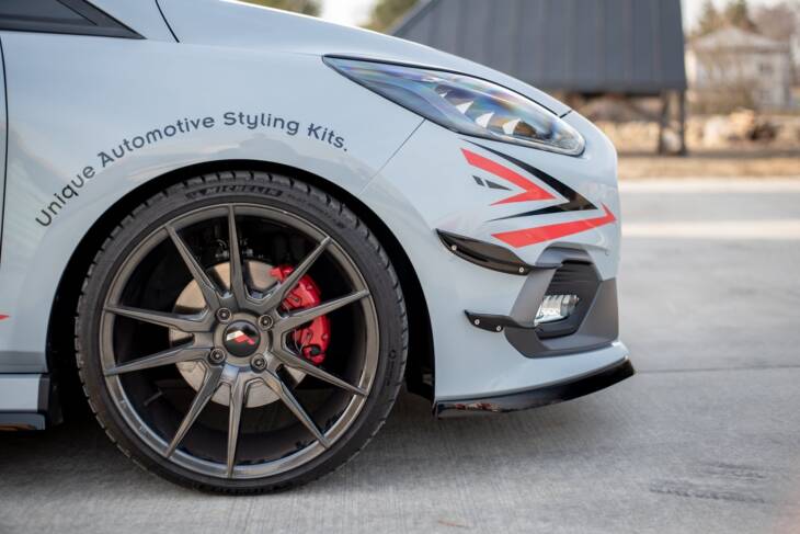 Front Bumper Wings (Canards) V.2 Ford Fiesta Mk8 ST / ST-Line - immagine 6