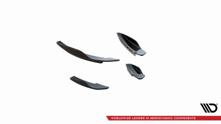 Front Bumper Wings (Canards) V.2 Ford Fiesta Mk8 ST / ST-Line - immagine 8