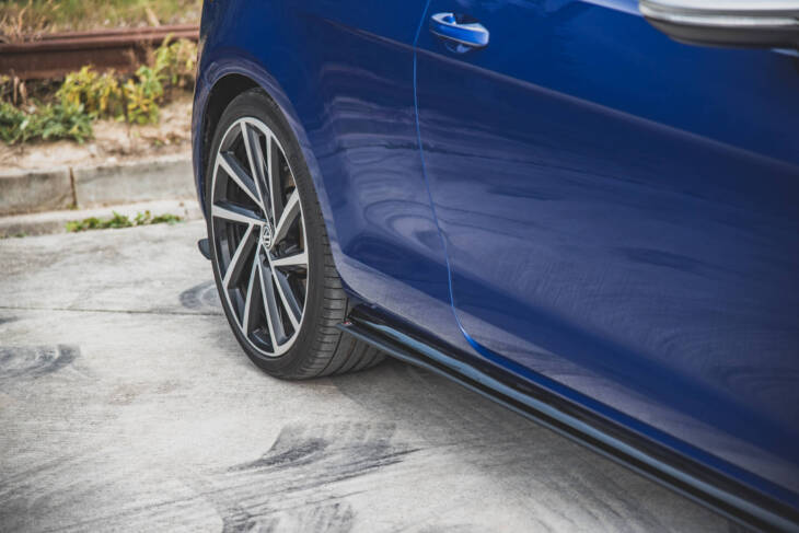 Racing Durability Side Skirts Diffusers VW Golf 7 R / R-Line Facelift - immagine 4