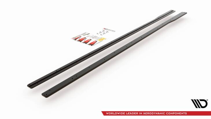 Racing Durability Side Skirts Diffusers VW Golf 7 R / R-Line Facelift - immagine 5