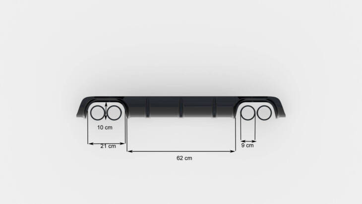 Rear Valance BMW M5  / 5 M-Pack E39 - immagine 8