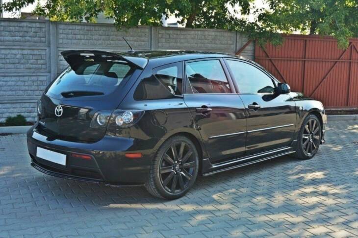 REAR SIDE SPLITTERS MAZDA 3 MPS MK1 (PREFACE) - immagine 3
