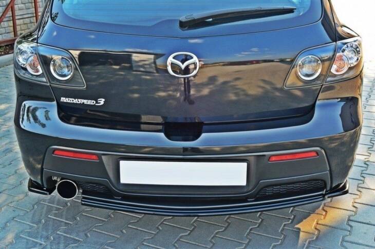 REAR SIDE SPLITTERS MAZDA 3 MPS MK1 (PREFACE) - immagine 4