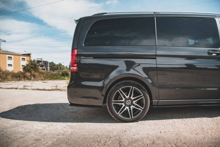 Rear Side Splitters V.1 Mercedes-Benz V-Class AMG-Line W447 Facelift - immagine 2