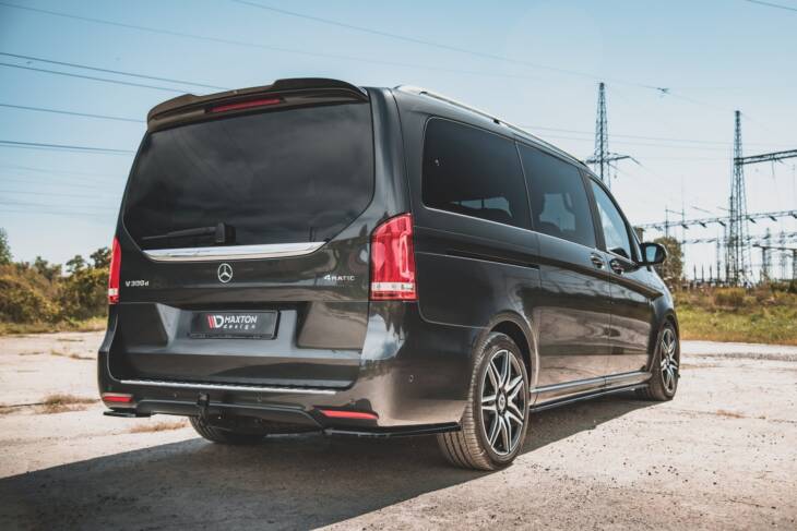 Rear Side Splitters V.1 Mercedes-Benz V-Class AMG-Line W447 Facelift - immagine 4