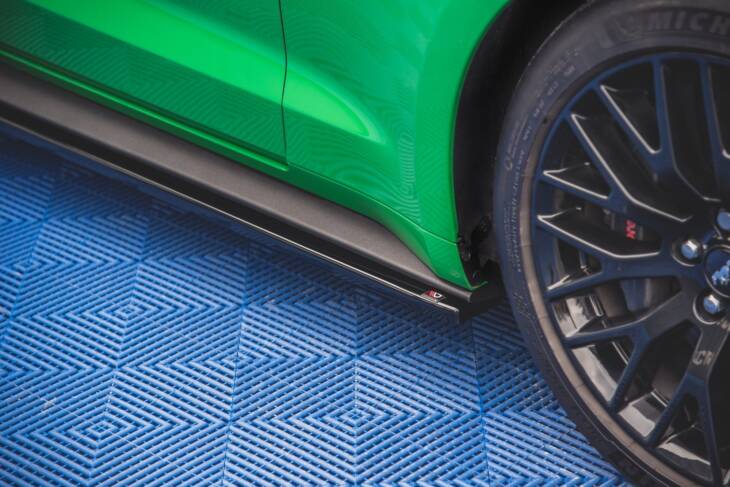 Side Skirts Diffusers + Flaps Ford Mustang GT Mk6 Facelift - immagine 3