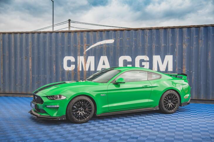 Side Skirts Diffusers + Flaps Ford Mustang GT Mk6 Facelift - immagine 4