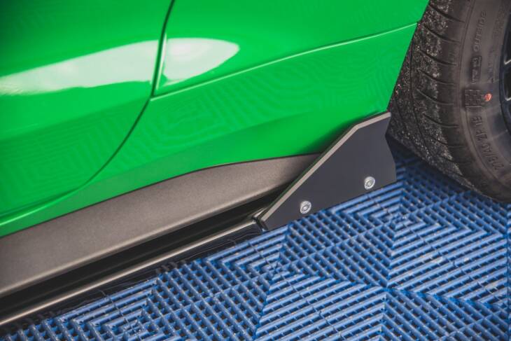 Side Skirts Diffusers + Flaps Ford Mustang GT Mk6 Facelift - immagine 5