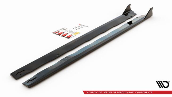 Side Skirts Diffusers + Flaps Ford Mustang GT Mk6 Facelift - immagine 7