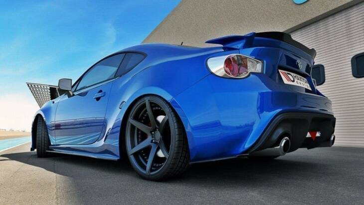 REAR SIDE SPLITTERS TOYOTA GT86 - immagine 2