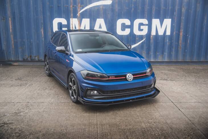 Racing Durability Front Splitter + Flaps Volkswagen Polo GTI Mk6 - immagine 2