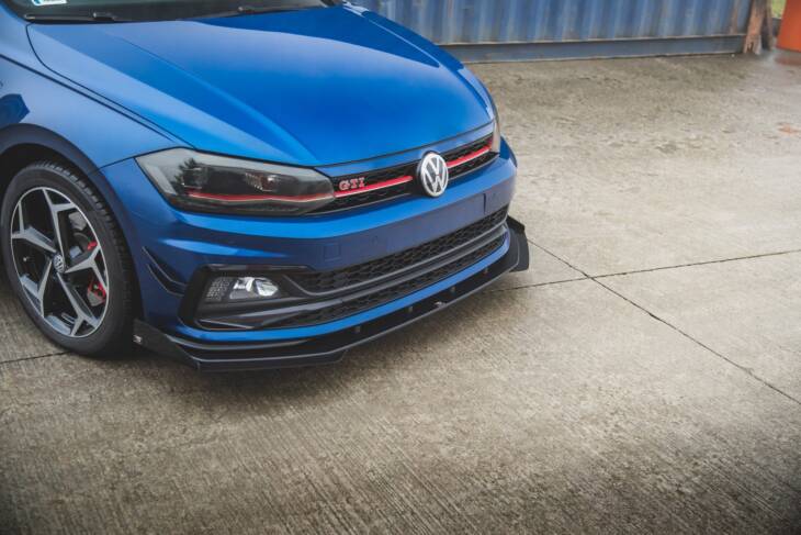 Racing Durability Front Splitter + Flaps Volkswagen Polo GTI Mk6 - immagine 3