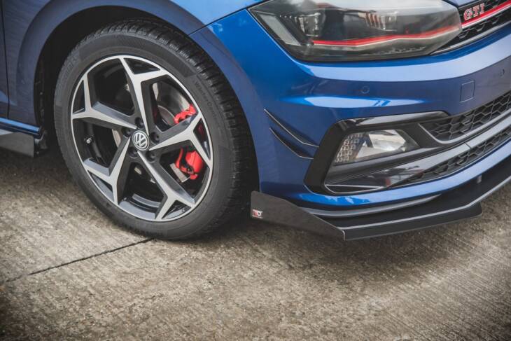 Racing Durability Front Splitter + Flaps Volkswagen Polo GTI Mk6 - immagine 5