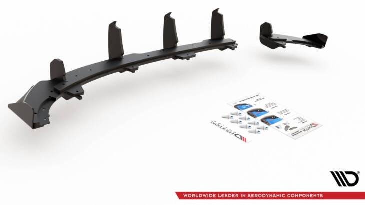 Racing Durability Rear Valance + Flaps Volkswagen Polo GTI Mk6 - immagine 7