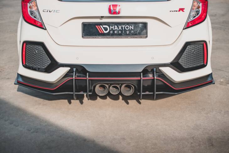 Racing Durability Rear Valance V.2 Honda Civic X Type R - immagine 2