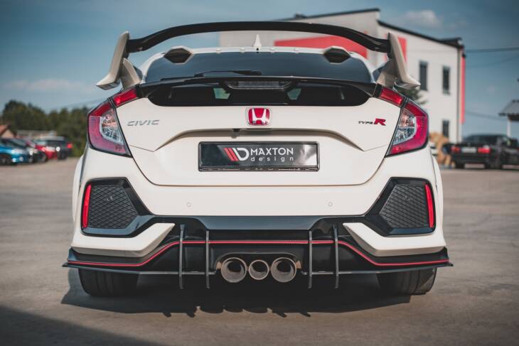 Racing Durability Rear Valance V.2 Honda Civic X Type R - immagine 3