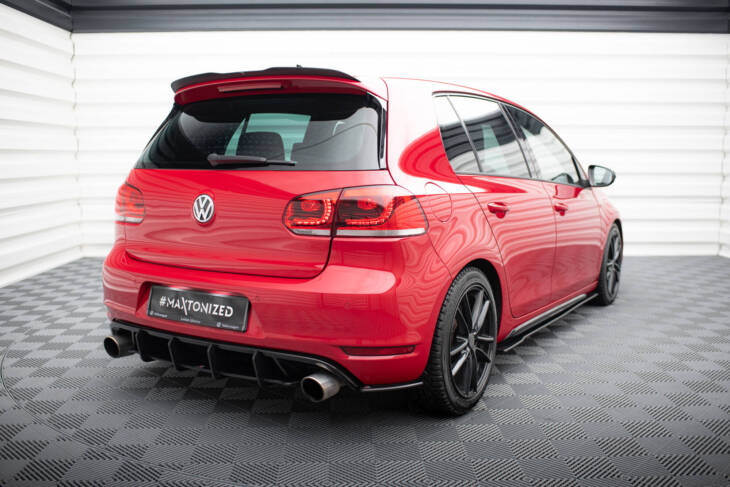 Racing Durability Rear Side Splitters Volkswagen Golf GTI Mk6 - immagine 2