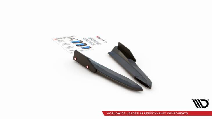 Rear Side Splitters V.2 + Flaps Skoda Octavia RS Mk4 - immagine 6