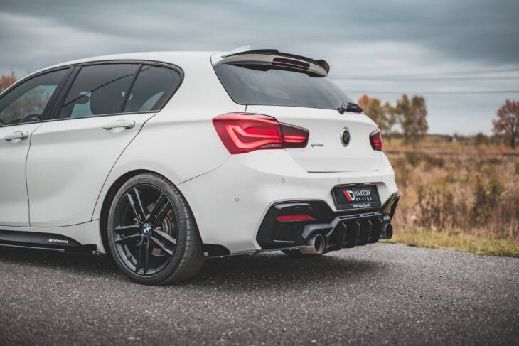 Racing Durability Rear Side Splitters V.3 + Flaps for BMW 1 F20 M140i - immagine 2