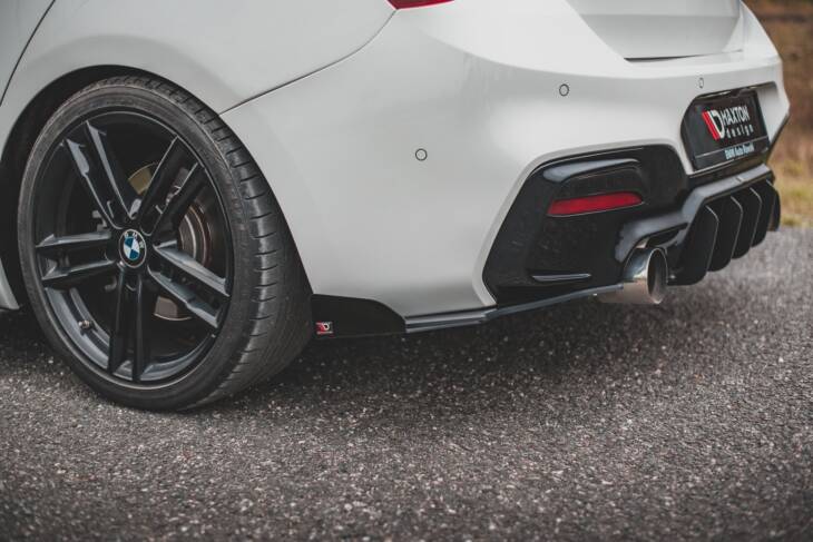 Racing Durability Rear Side Splitters V.3 + Flaps for BMW 1 F20 M140i - immagine 3