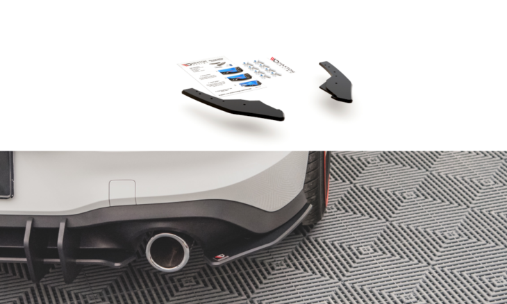 Racing Durability Rear Side Splitters Volkswagen Golf GTI / GTE Mk8
