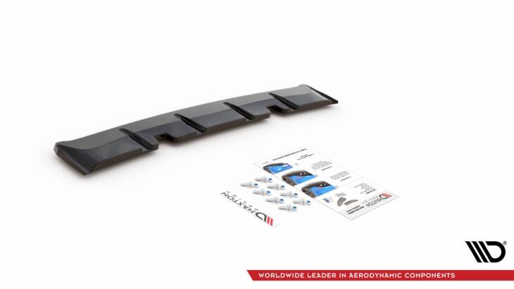 Central Rear Splitter Volkswagen Golf 8 GTI Clubsport - immagine 6