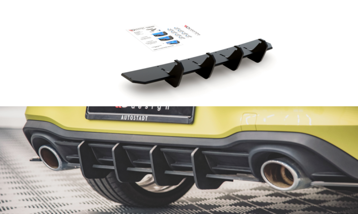 Racing Durability Rear Diffuser V.1 Volkswagen Golf 8 GTI  Clubsport