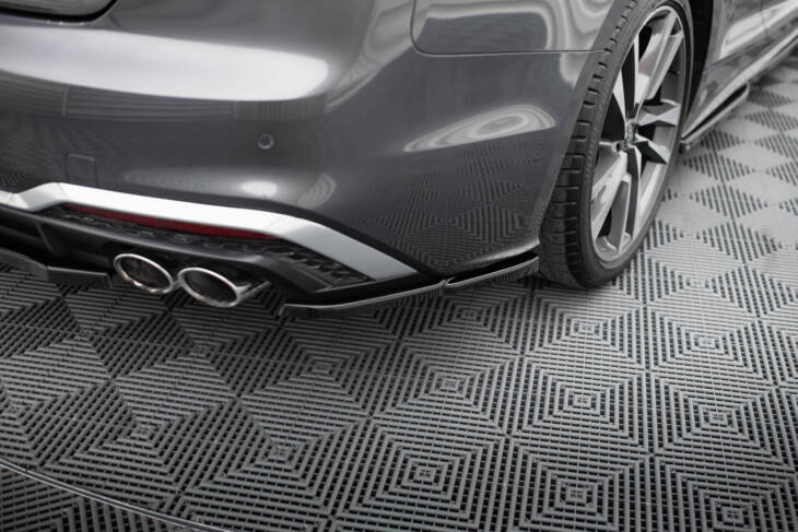 Rear Side Splitters for Audi S5 Sportback F5 Facelift - immagine 2